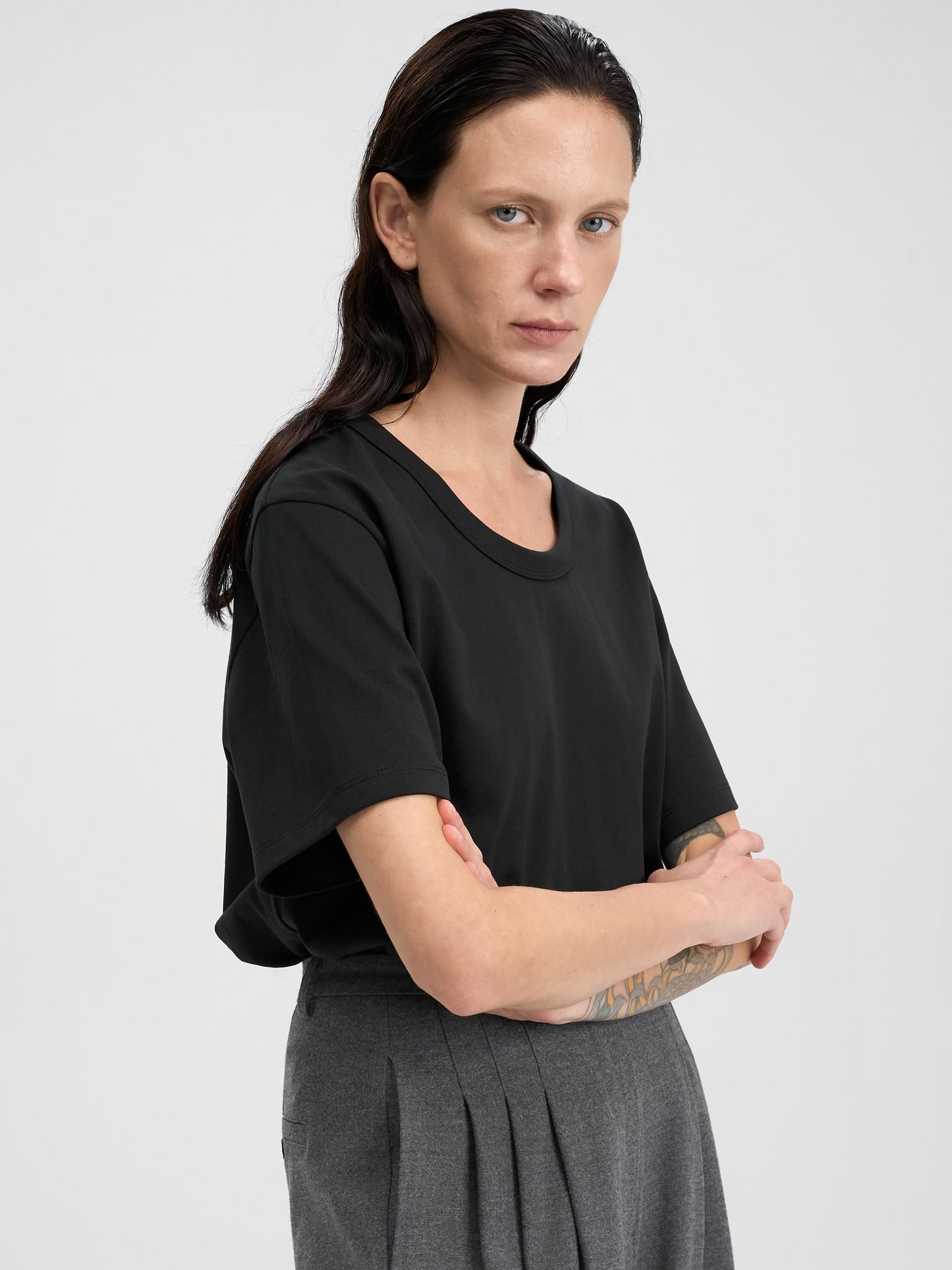 【MAGJAY 2025AW】Is Cotton Bound Neck T-shirt