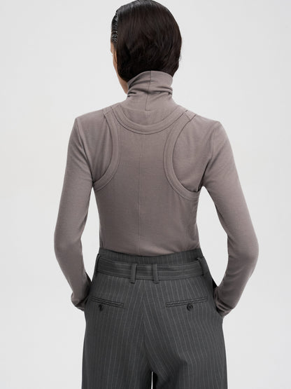 [MAGJAY 2025AW] Layered Turtleneck Set