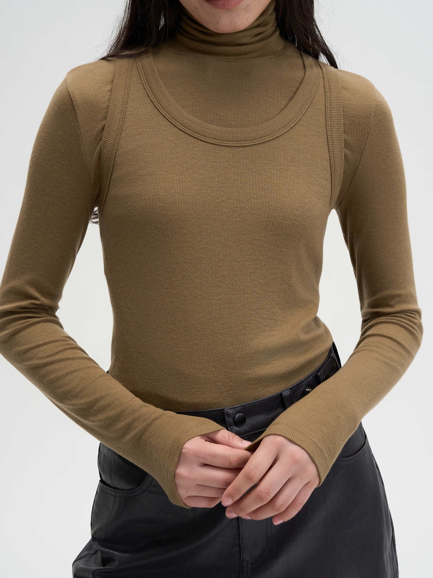 【MAGJAY 2025AW】Layered Turtleneck Set