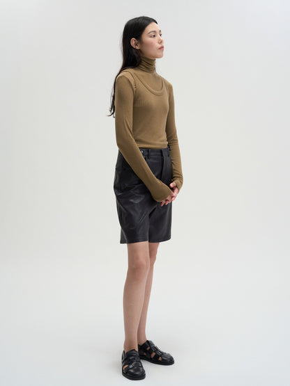 [MAGJAY 2025AW] Layered Turtleneck Set