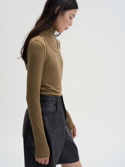 [MAGJAY 2025AW] Layered Turtleneck Set