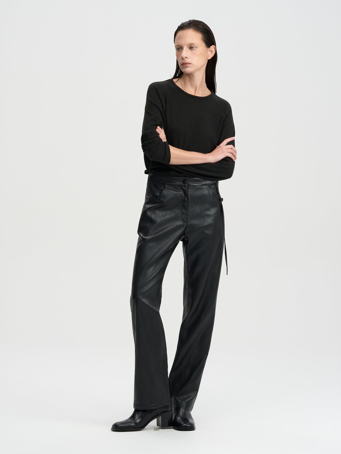 【MAGJAY 2025AW】Soft Binding Raglan T-Shirt - Black