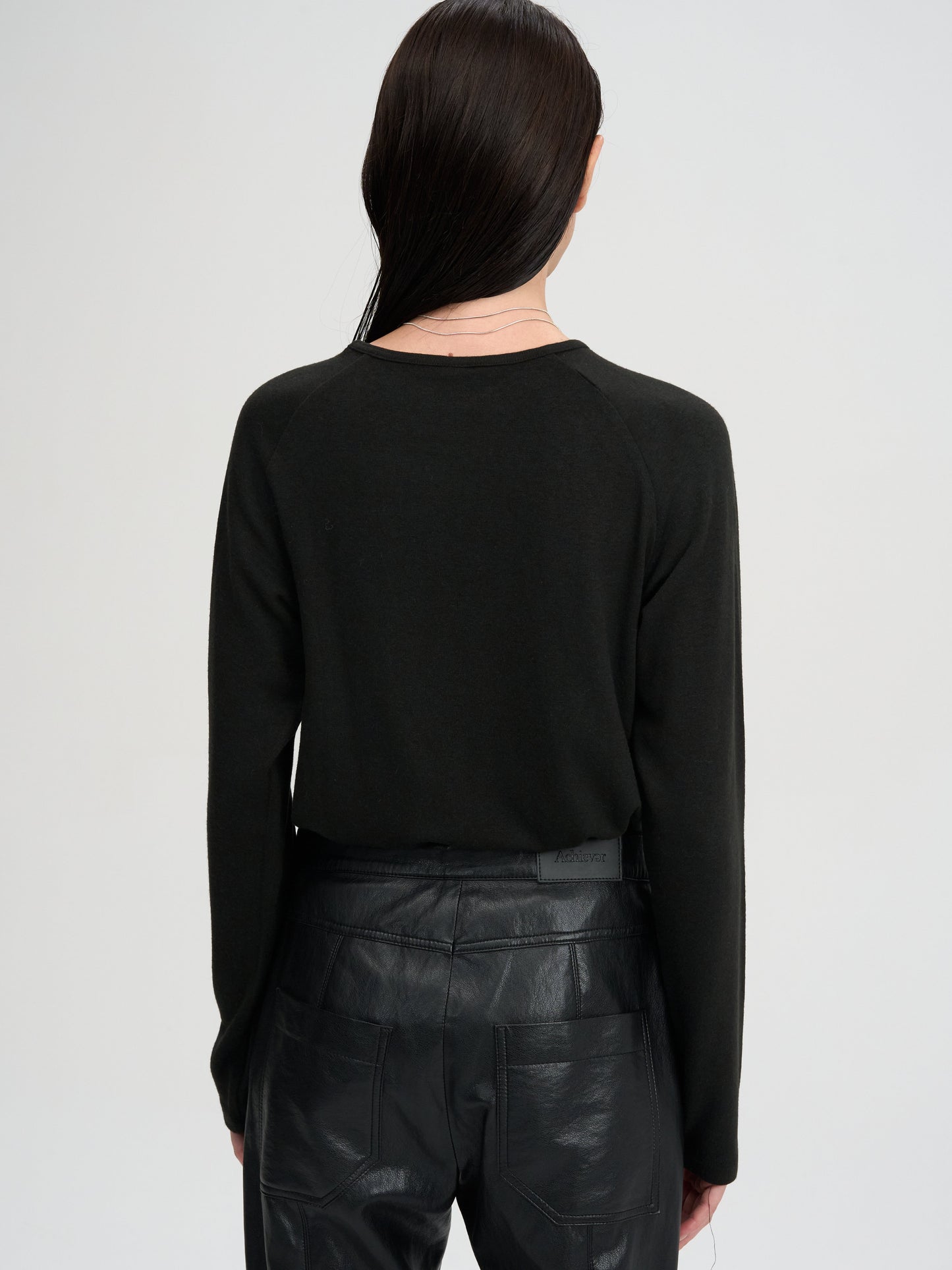 【MAGJAY 2025AW】Soft Binding Raglan T-Shirt - Black