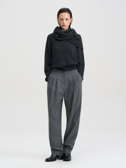 【MAGJAY 2025AW】Raccoon wool knit muffler