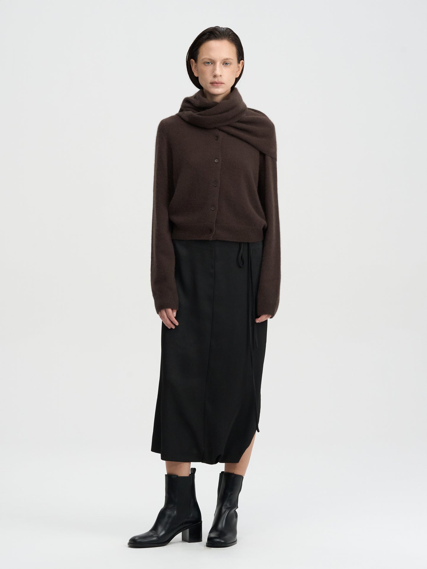 【MAGJAY 2025AW】Raccoon wool knit muffler