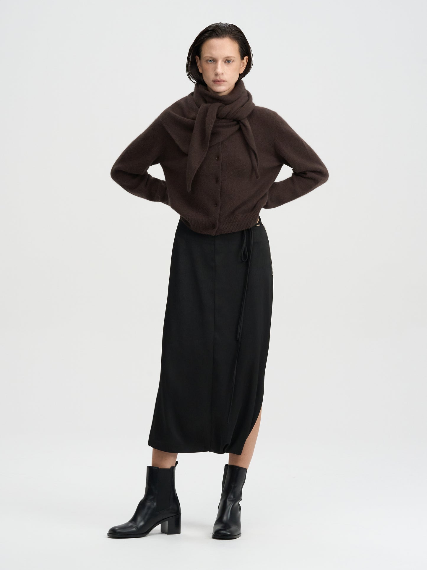 【MAGJAY 2025AW】Raccoon wool knit muffler