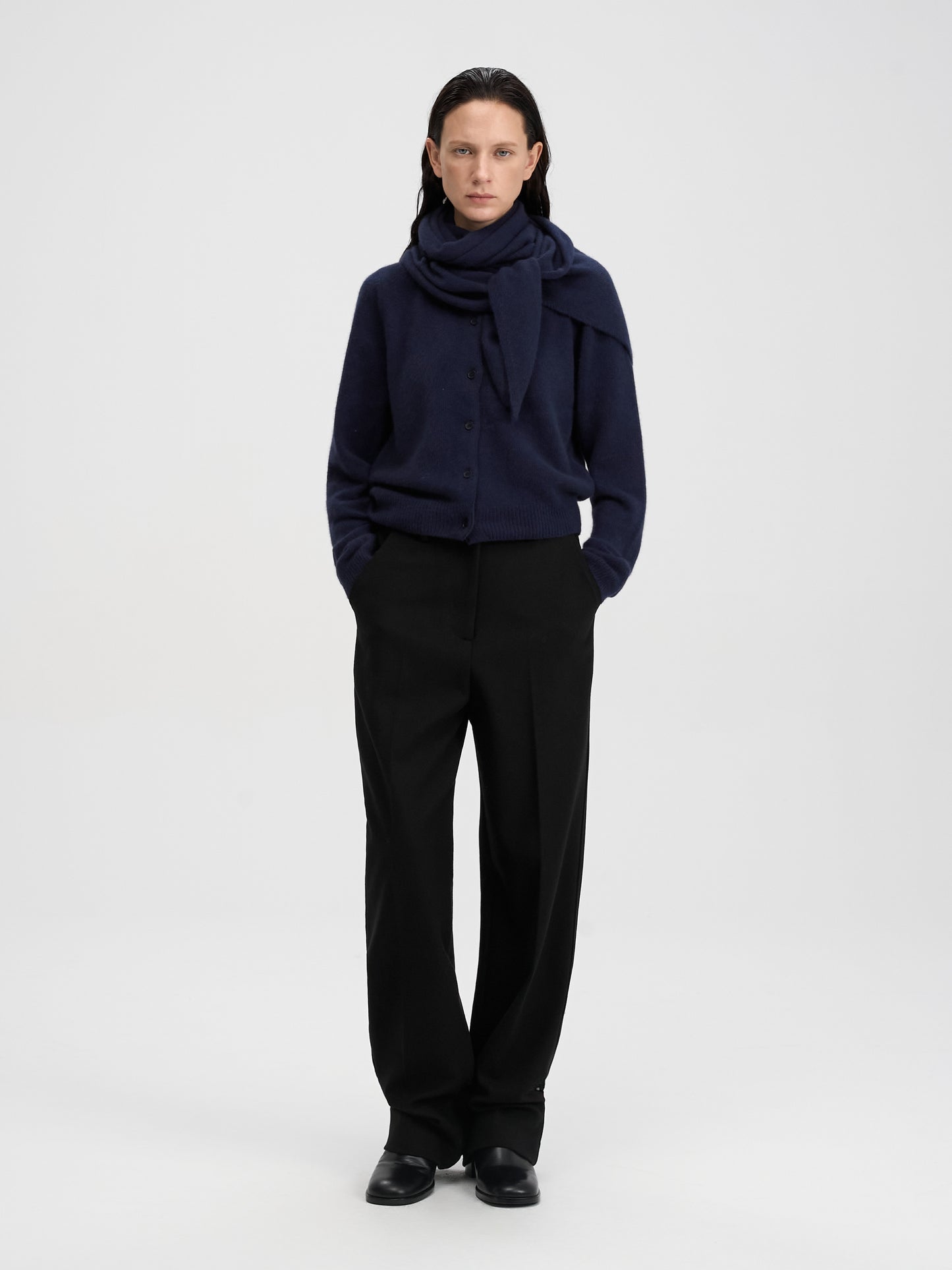 【MAGJAY 2025AW】Raccoon wool knit muffler