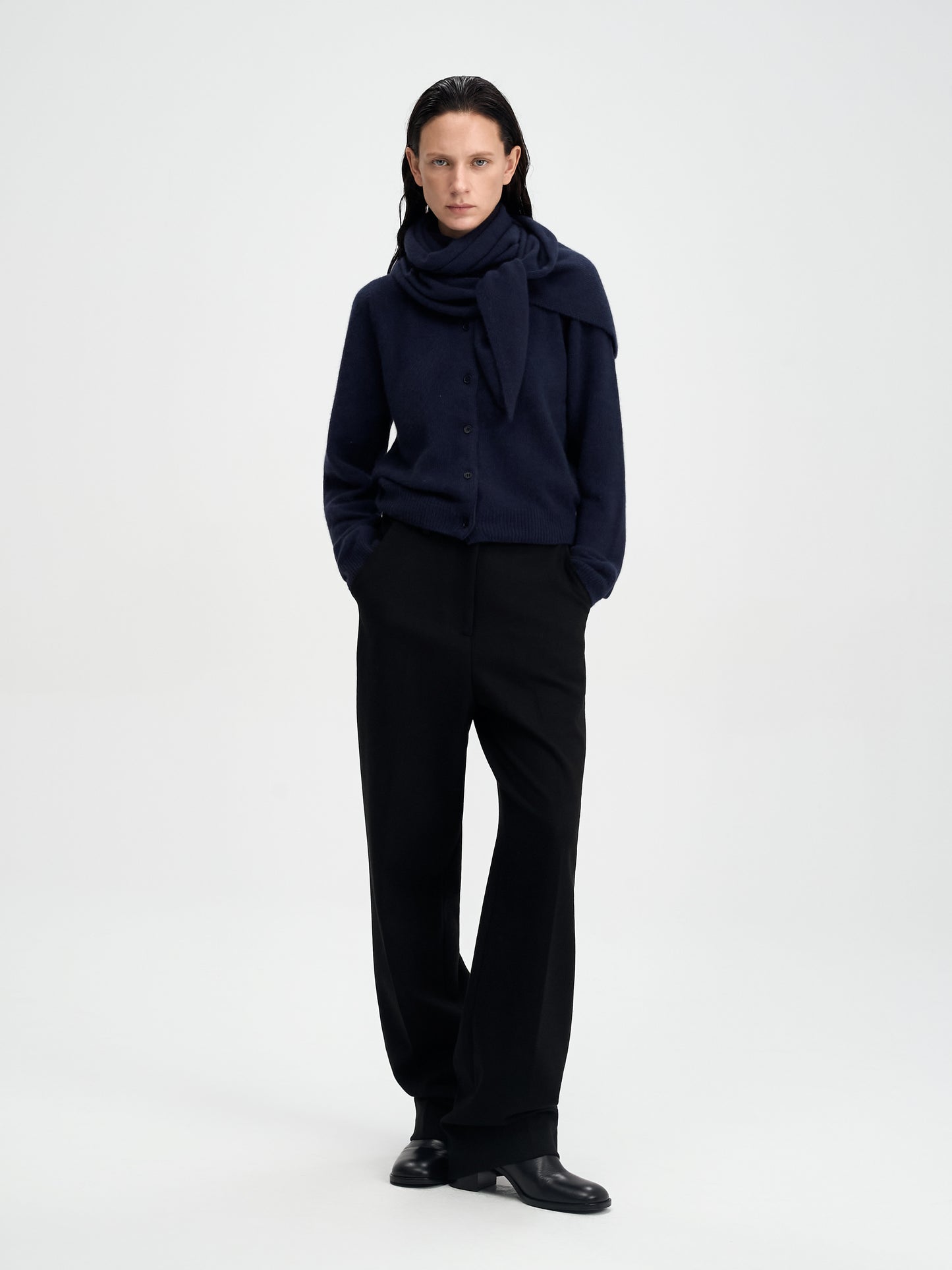 【MAGJAY 2025AW】Raccoon wool knit muffler