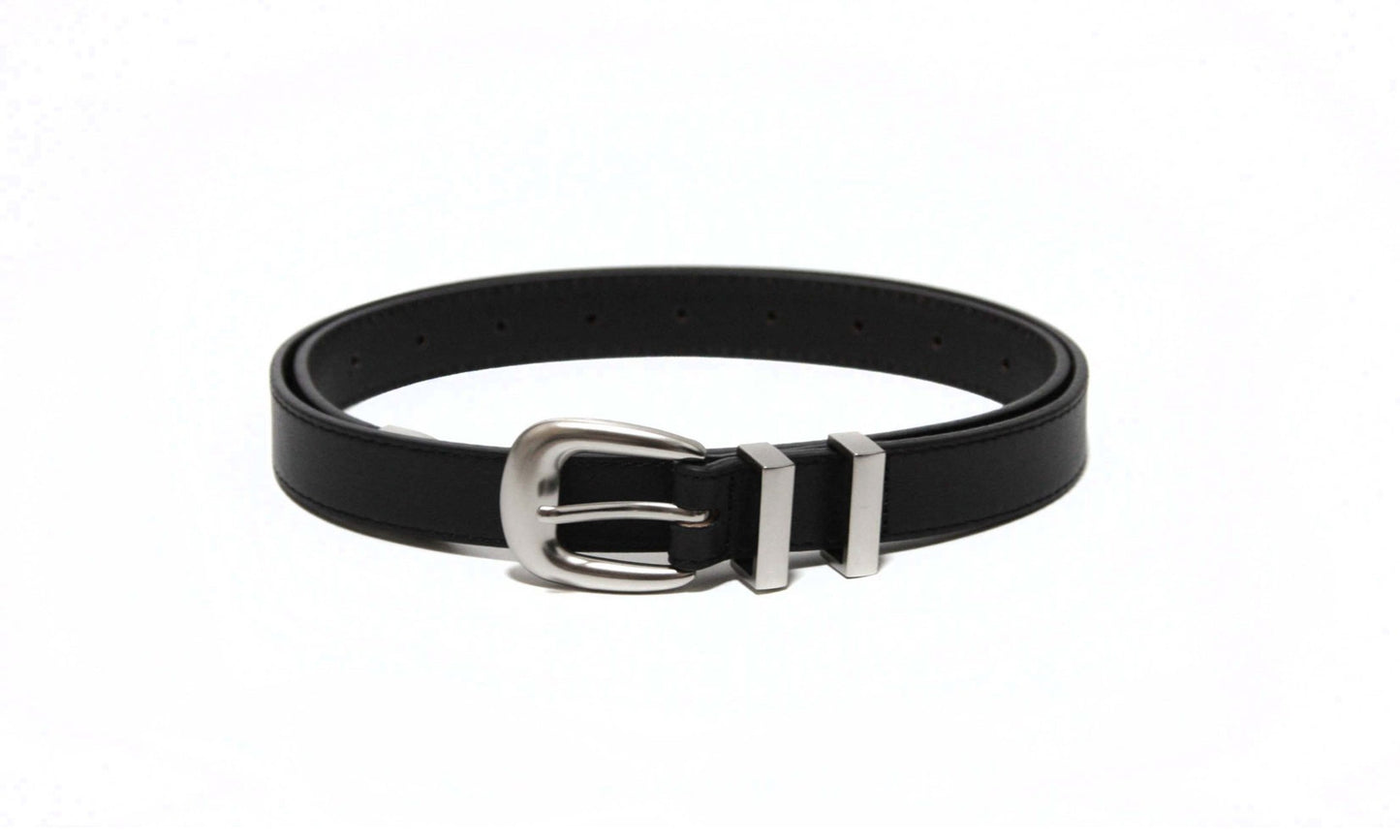 Medium Western Belt - BLACK
