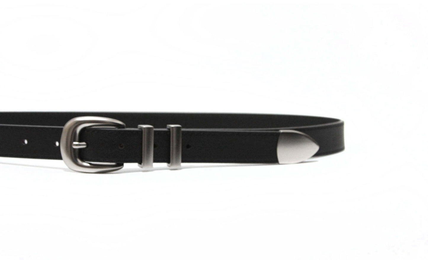 Medium Western Belt - BLACK