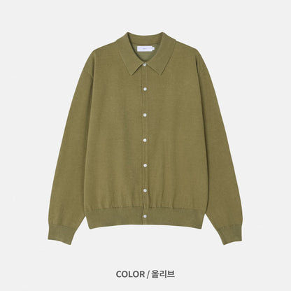 Collar Neck Lapel Knit