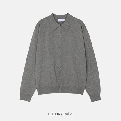 Collar Neck Lapel Knit