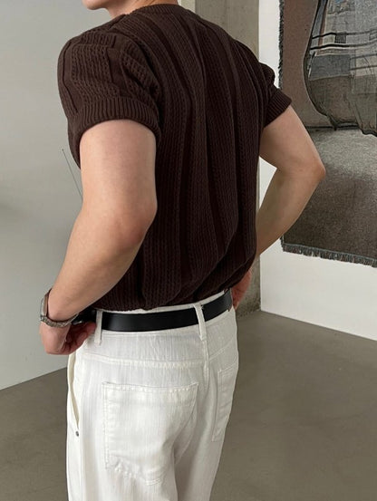 Henley Crochet Knit