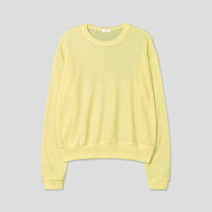 Mesh Thin Crop Summer Knit