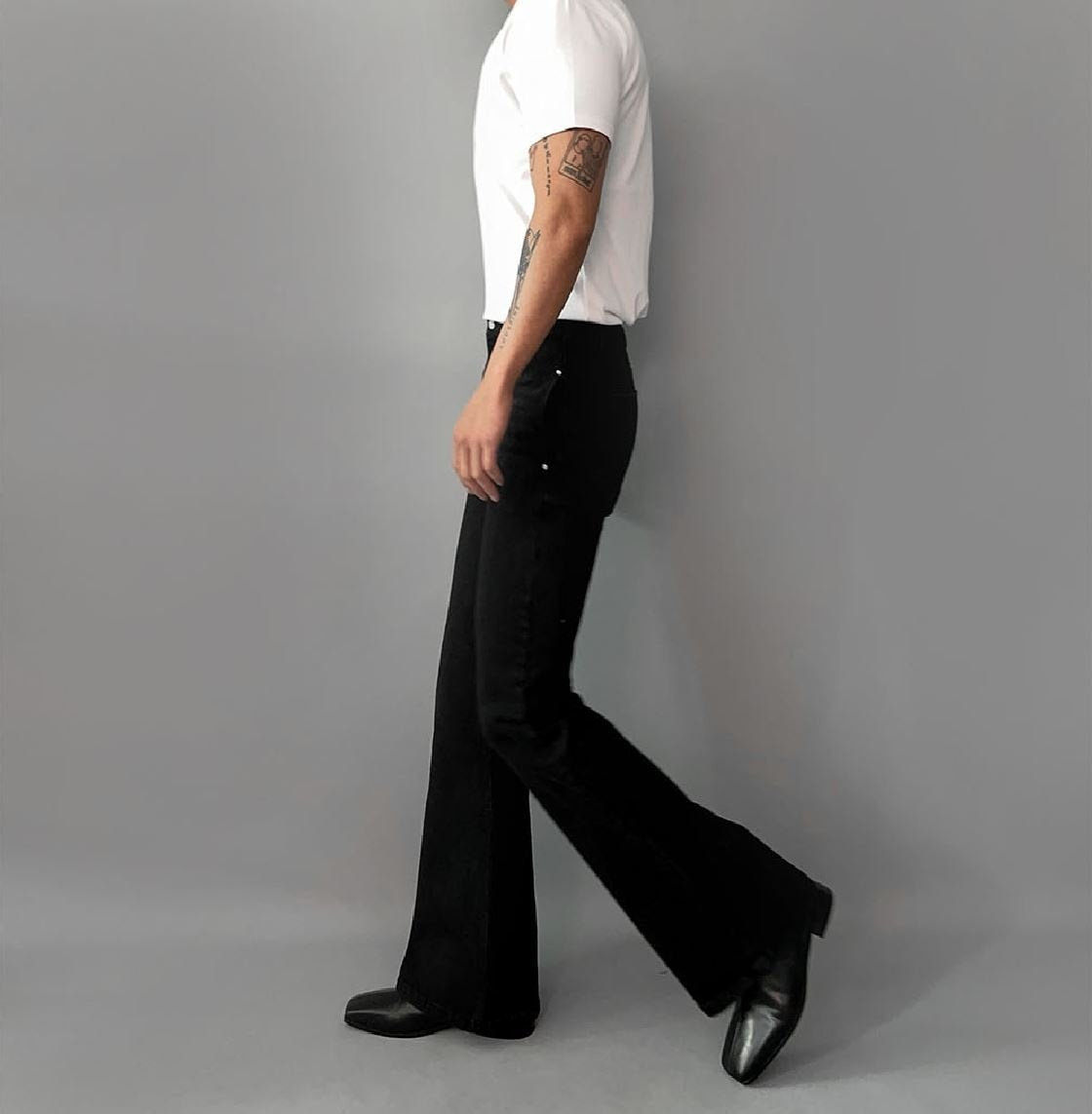Bootcut Black Jeans 001