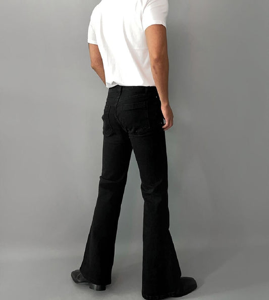 Bootcut Black Jeans 001