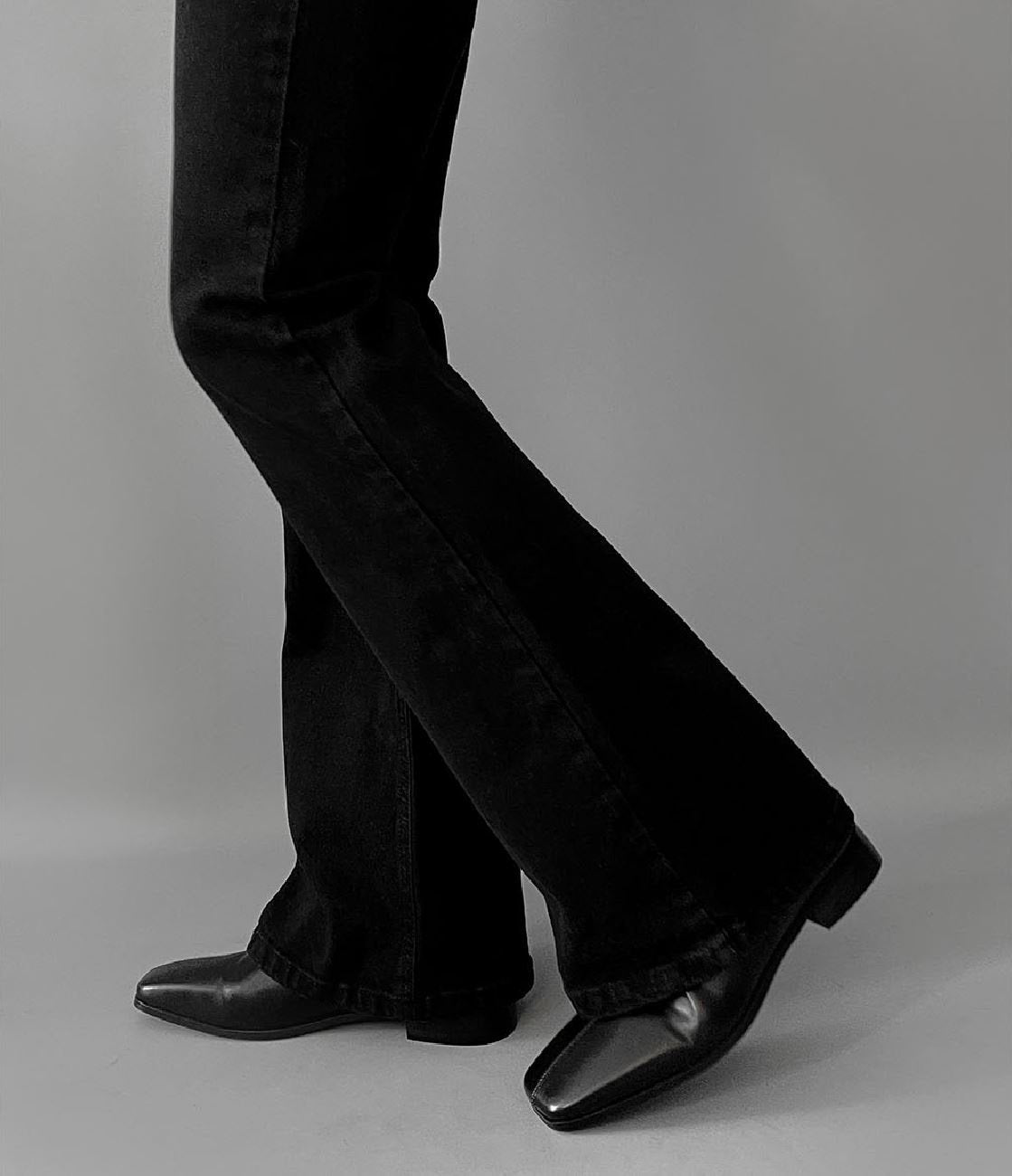 Bootcut Black Jeans 001