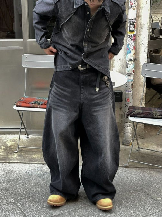 Balloon Denim Pants