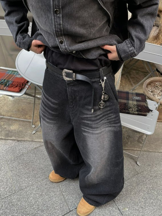 Balloon Denim Pants
