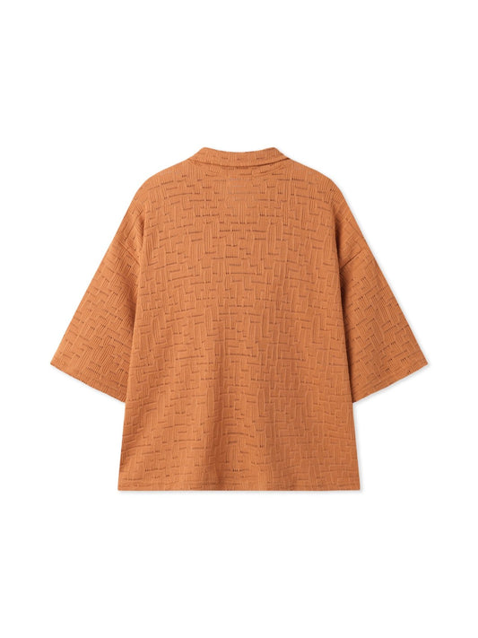 Jacquard Cropped Shirt