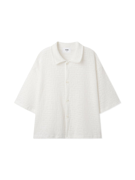 Jacquard Cropped Shirt