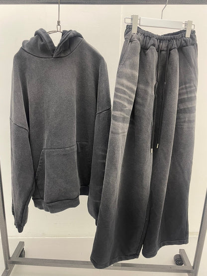 Brush-Washed Sweat Set-Up – Charcoal