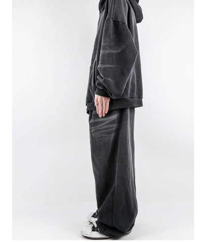 Brush-Washed Sweat Set-Up – Charcoal