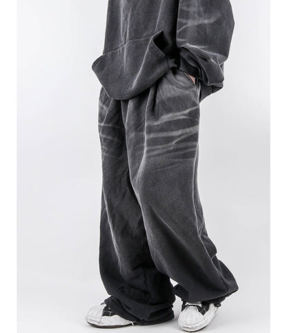 Brush-Washed Sweat Set-Up – Charcoal
