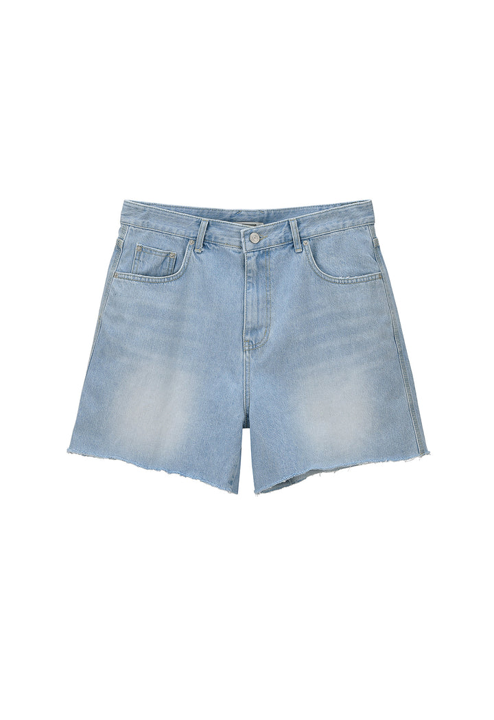 [RENEJ 2025AW] Washing Denim Short Pants