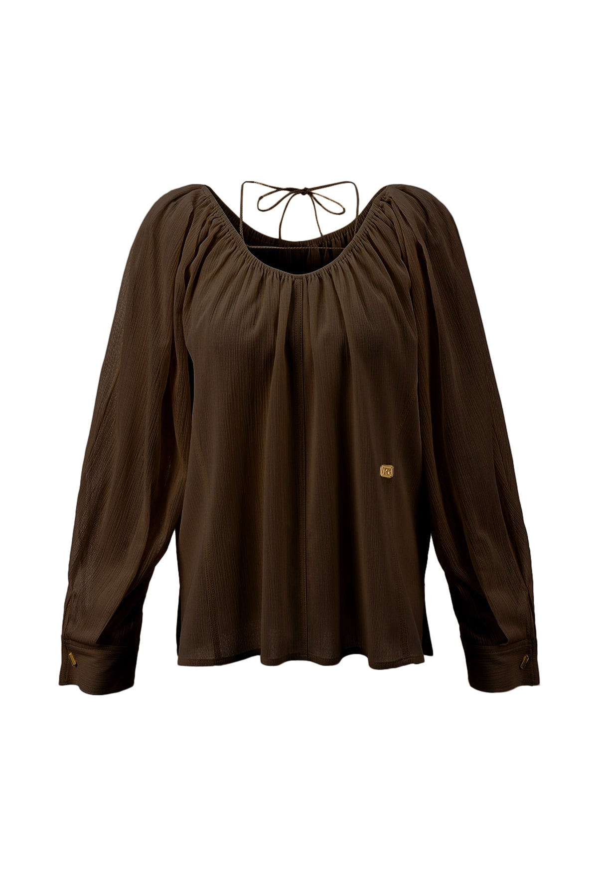 [RENEJ 2025AW] Frilly Off-shoulder Blouse