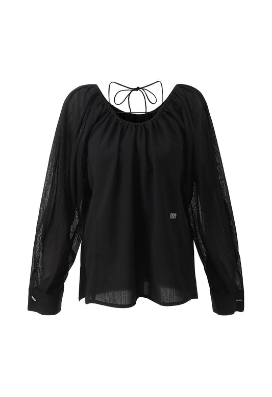 【RENEJ 2025AW】Frilly Off-shoulder Blouse
