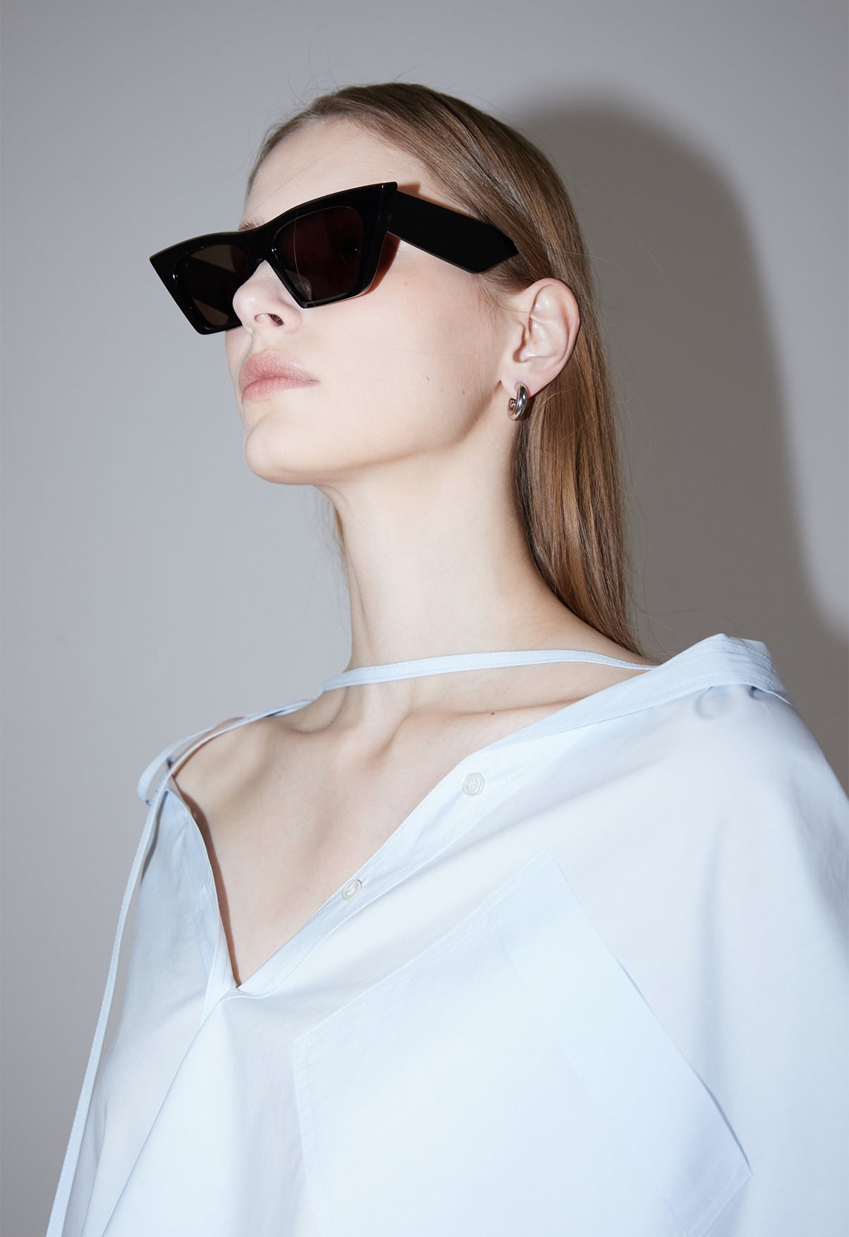 [RENEJ 2025AW] Cotton Tie Shirt