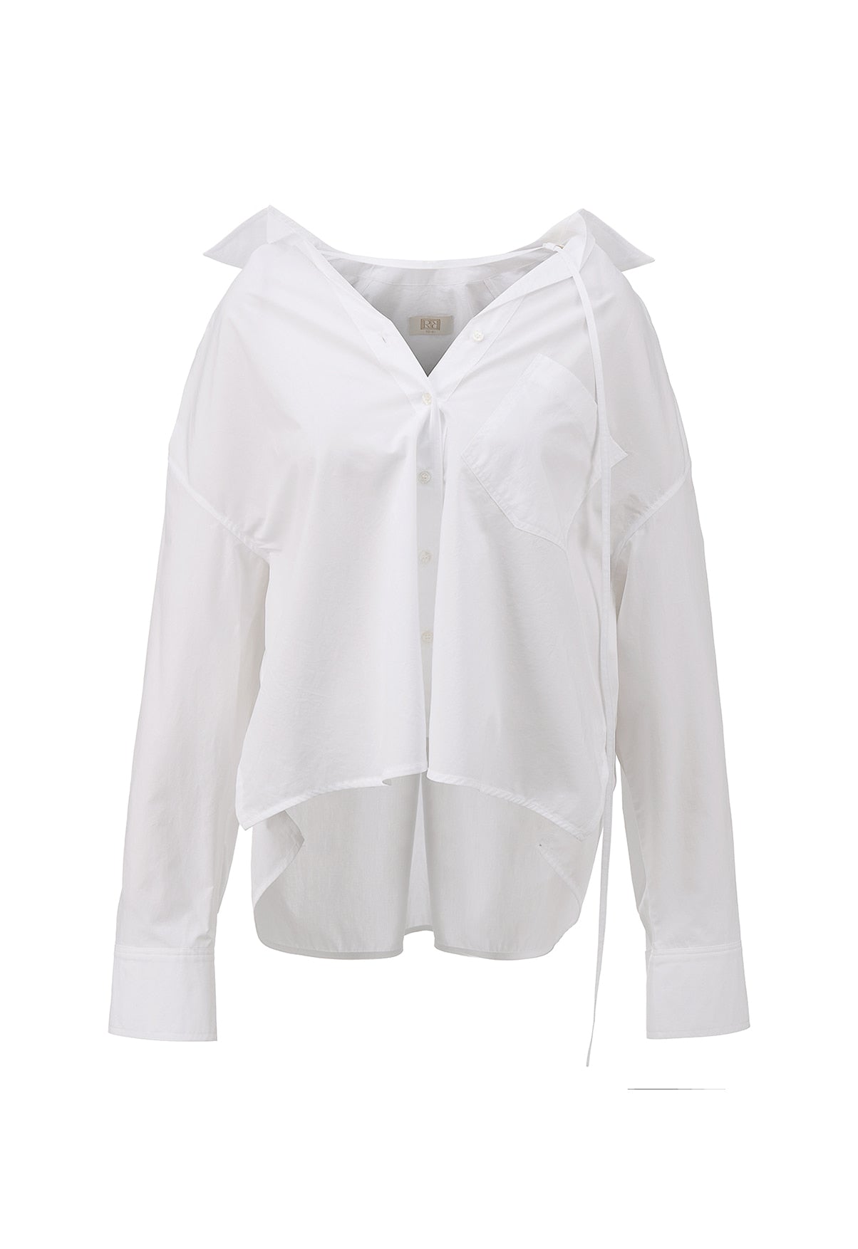 [RENEJ 2025AW] Cotton Tie Shirt