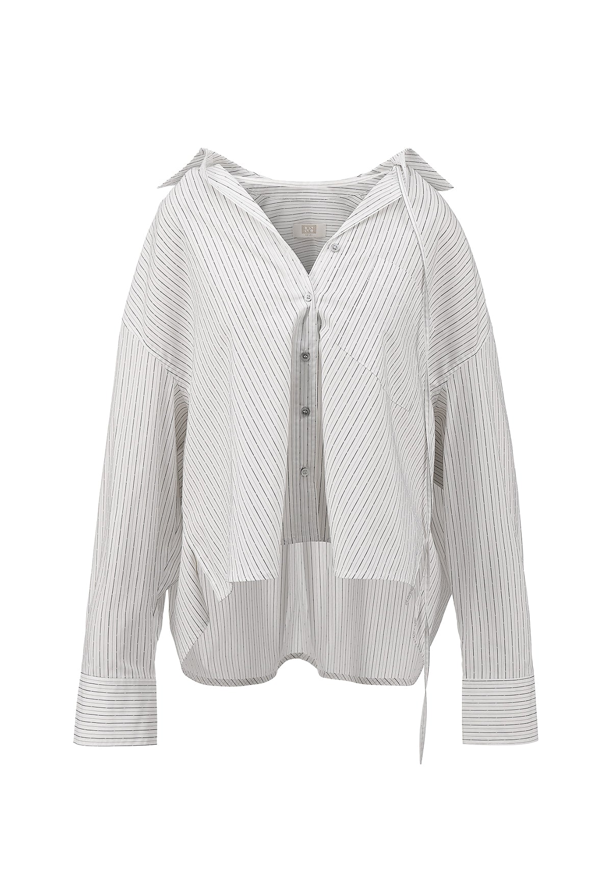 [RENEJ 2025AW] Cotton Tie Shirt