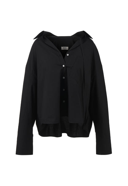 [RENEJ 2025AW] Cotton Tie Shirt
