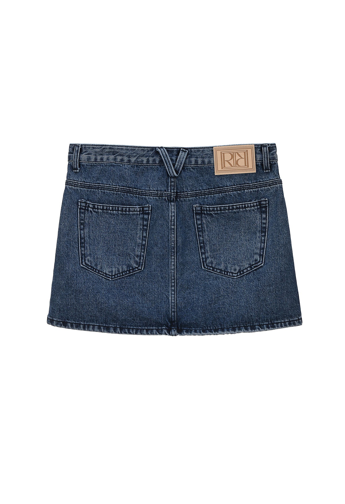 [RENEJ 2025AW] Row Denim Mini Skirt