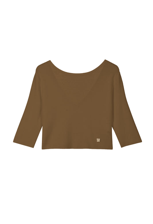 [RENEJ 2025AW] Half V-neck T-shirts