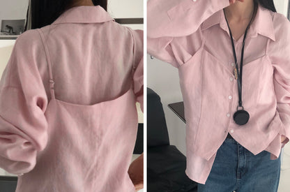 【REPELLER 2025SS】Linen Bustier