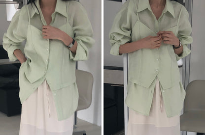 【REPELLER 2025SS】Linen Bustier