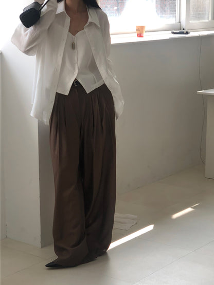 【REPELLER 2025SS】Linen Bustier