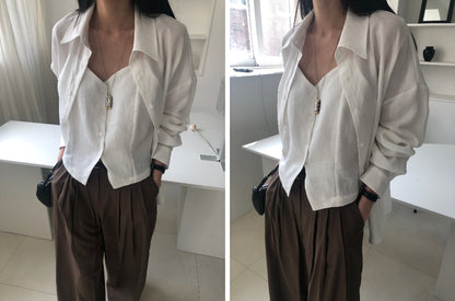 【REPELLER 2025SS】Linen Bustier