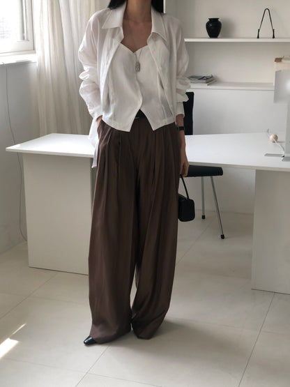 【REPELLER 2025SS】Linen Bustier