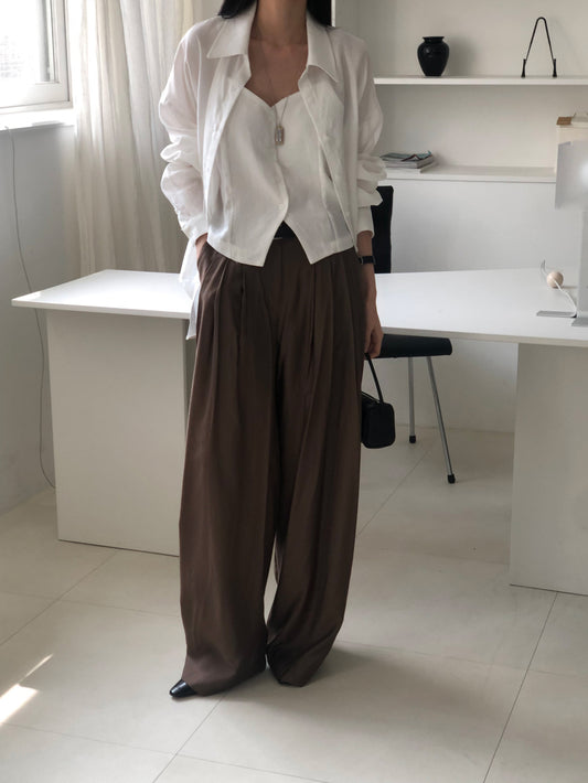【REPELLER 2025SS】Linen Bustier