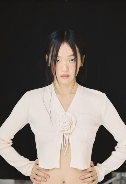 [REPELLER 2025SS] Rose Cardigan