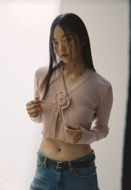 [REPELLER 2025SS] Rose Cardigan