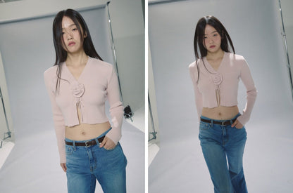 [REPELLER 2025SS] Rose Cardigan