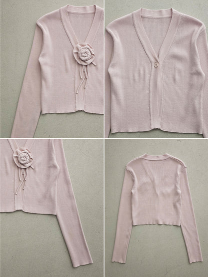 [REPELLER 2025SS] Rose Cardigan