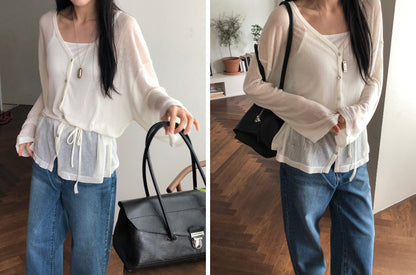 [REPELLER 2025SS] Wave Cardigan