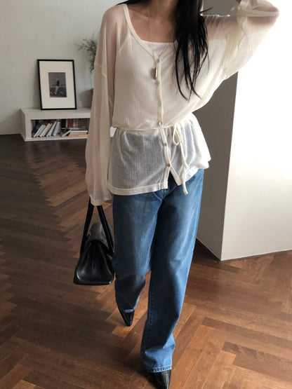 [REPELLER 2025SS] Wave Cardigan