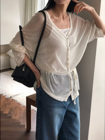[REPELLER 2025SS] Wave Cardigan